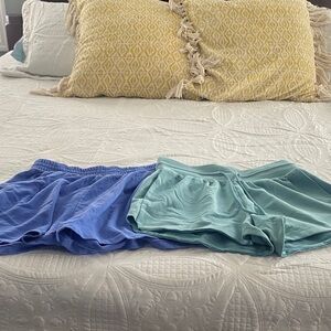 Old Navy Blue and Green Athletic Shorts